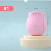 Rose Vibrator Klitorale Sauging-Vibrator Massage Intensive Saugzunge Lick Clit Stimulator Nippel Massagegerät Sexspielzeug für Frau Oralsex