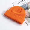 Nueva lana coreana acrílica hechas de punto para mujeres hombres skullcap otoño invierno elástico skullies gorro gorra al por mayor
