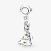 100% 925 Sterling Silver Dancing Belle Dangle Charms Fit Original European Charm Armband Women Halloween Jewelry Accessor2803