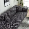 Chair Covers High Elasticity Black Dot All-inclusive Living Room Home Decoration L-shaped Corner Sofa Towel Cover Large 1/2/3/4 Seat