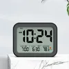 Table Electronic Clock Desk LCD Snooze Silent Digital Alarm Clocks with Temperature Display Calendar Backlight Student ZL0364