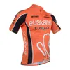 Maillot de cyclisme Pro Team EUSKALTEL Hommes Été Séchage rapide Uniforme de sport Chemises de vélo de montagne Hauts de vélo Vêtements de course Vêtements de sport en plein air Y21042314