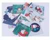 메리 크리스마스 카드 축복 인사말 카드 봉투 새해 엽서 선물 Xmas 파티 액세서리 30pcs / lot