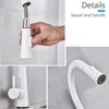 Weiße Küche Sense Wasserhahn Herausziehen 360 Rotation Smart Touch Sensor Küche Waschbecken Wasserhahn Kran Heiße Kaltwassermischer Wasserhähne