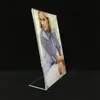 Frames 25PCS A4/A5/A6 Acrylic Display Board L Shaped Shelf Transparent Menu Stand Price Card Promotion Leaflet Poster Holders