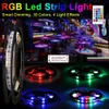 5V USB RGB LED Strip Light 2835SMD Flexible Ledstrip Rgbw Ruban 1M 2M 3M 4M 5M HDTV TV Écran de bureau Rétroéclairage Bias Lighting