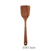 Natural Teak Wood Cooking Utensils Colher Colher Rice Colander Sopa Skimmer Cook Spoons Scoop Scoop Kitchen Tool