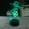 LED Smart Sensor Night Light Ozora Цубаса фигура 3D неоновая лампа атмосфера аниме ночной свет Капитан Цубаса- футбольные фанаты дети подарок
