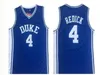 NCAA College Basketball Courbeys 4 JJ Redick 32 Christian Laettner 33 Grant Hill 100 ٪ Stitched Jersey Blue White Men