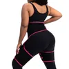 Nylon neopreen sauna taille trainer firma corset zweetriem voor vrouwen dij trimmer shaper butt lifter shapewear workout fitness riem bodyfit