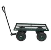 2022 equipamentos de rega 86 * 46 * 97cm madeira de ferro quatro rodas quadrado jardim wagon verde