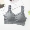 Soutien-gorge de Sport solide sans couture, sous-vêtements en dentelle, vêtements respirants, costume de Fitness, course à pied, Jogging, tenue de Yoga pour femmes