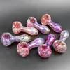 Pipon de cuillère d'arachide en verre fumer bol en verre piches en tête rose mignon beuty gipe Heady 2,9 pouces