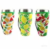 Home Drinkware Handle 31 Design Print 30oz Wiederverwendbare Eiskaffeetasse Hüllenhülle Neopren Isolierte Hüllen Halter Hülle Taschen Beutel Für Tumbler Becher Wasserflasche ZC423