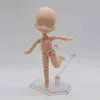 Moveable BJD Dock Joint Body With Stand Fashion DIY Prop 15cm 1/12 Naken Baby Dolls Leksaker Mini Baby Action Figure Toys H1108