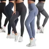 Kvinnors yoga leopard fiess kvinnor sport onödiga leggings höga svans elastiska effekter gymträning joggar broek
