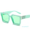 2021 Designer Quadrat Sonnenbrille Männer Frauen Vintage Shades Polarisierte Männliche Sonnenbrille Mode Sonnenbrille Brillen und box