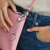 Moments Medium och Small Bag Charm Holder Set Key Ring Fit Pandora DIY med originallåda