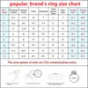 High quality designer stainless steel Band Rings fashion jewelry men's wedding promise ring women's gifts303E