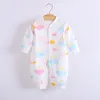 Spädbarn, Romper Jumpsuits 0-12 månader Nyfödda Tjejer Pojkar Onesies Barn Lyx Bomull Kläder Barn Bokkläder Babykleidung Vår Sommar Höst Vinter