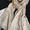 2023 Scarf Designer Silk Scarfs Women Fashion Gold Thead Pattern Print Designers Thin Shawls Without Box180 -70