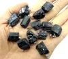 Whole Selling Natural Stone Black Tourmaline Repair Ore Can Be Used Pendant For DIY Jewelry Making Necklace 50pcs5544474