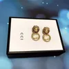 Boucle d'oreille de créateur Mode Luxe G Classique Stud Designer Boucles D'oreilles Hommes Cadeau Pour Femmes Bijoux Boucle D'oreille Diamant Cerceau Goujons Cerceaux D21826591440