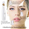 Facial Blackhead Removedor de Pimple Face Pore Acne Cleanhead Dispositivo de Sucção Preto Ponto Ponto de Limpeza Ferramenta Kit de Agulha