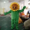 Disfraz de mascota de girasol lindo de Halloween Traje de personaje de dibujos animados de alta calidad Traje Adultos Tamaño Carnaval de Navidad Fiesta de cumpleaños Traje al aire libre