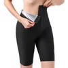 Pantaloni da sauna per il sudore Body Shaper Pantaloni dimagranti Pantaloncini termici Shapewear Allenatore per la vita Controllo della pancia Leggings per il fitness Tute da allenamento 210708