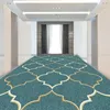 Reese Green Peach Grid Geometric Long Lobby Tappeti Soggiorno Camera da letto Tappeti Scala Corridoio Decor Corridoio Corridoio Festa Matrimonio 220301