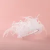 Hair Accessories Girl Feather Lace Hairband Party Headband Korean Style Children Pure White Velvet Princess Pearl Headdress
