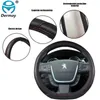 per 508 2010 ~ 2016 Coprivolante per auto Accessori auto in pelle PU interni Spedizione veloce