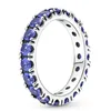 Nieuwe 100% 925 sterling zilveren ring fit pandora kleurrijke liefde hart bloemen rose daisy ringen voor Europese vrouwen bruiloft originele mode-sieraden