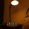 Vintage Glow Tube Clock - LED Tube Lumineux Horloge Retro RGB Pseudo Diy Ornements De Bureau Affichage Numérique Créatif pour Fille Cadeau 211112