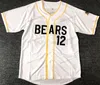 Ship from US Bad News Bears Baseball Jersey 1976 Chico's Bail Bonds Kelly Leak Tanner Boyle Men's Stitched White Top Quality Jerseys