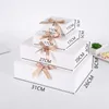 White Kraft Paper Gift Box Handmade Candy Chocolate Cookie Storage Box Party Supplies Clothing Storage For Birthday Y0606