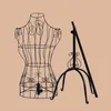 Europese ijzeren model rack commerciële meubels vrouwelijke props trouwjurk schietrekken full body females kleding hanger display plank