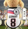 Hundebekleidung, Haustierkleidung, Netzweste, Fußball-Weltmeisterschaft, Teddy, Bichon, VIP, kleine Sportbekleidung