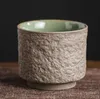 Japansk grov keramik kopp keramik kontor huvudkopp för kopp porslin set