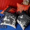 Halloween Pillow Case Ghost Pumpkin Witch Linne Bäddsoffa Kasta Kudde Cover Dekoration Semesterhus Textilest2I52453