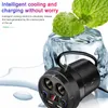 New USB Splitter for Auto Car Splitter Cigarette Lighter in a Car Charger Cup Holder 2USB Ports LED Dsiplay