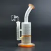 10" Hookah Glass Bong Dab Rig with Quartz Banger Percolator Water Pipe Recycler Oil Rigs Ash Catcher Splash Guard Smoke Pipes Bongs