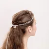 Charming Opal Crystal Vine Gold Silver Color Wedding Hair Accessories Bridal Headband Handmade Women Headbands Jewelry