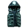 Vest for Boy Children Hooded Warm Outerwear Kids Glossy Coat Baby Girl Sleeveless Jacket Winter Down Padded Waterproof Waistcoat 24858424