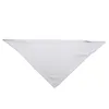 Собака Saliva полотенце сублимационные заготовки белый треугольный шарф 4 размера простота мода домашних животных RH1530