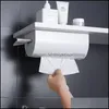 Masa Aesnors Mutfak, Yemek Bar Bahçesi Kendinden Yapışkan Doku Kutusu Dispenser Kağıt Tutucu Abs Duvarı Montajlı Araba Ev Dekorasyon Peçeteleri Tuvalet