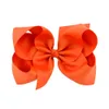 6 -calowe dzieci Bow Sair Spin Solid Color Bowknot Clips Baby Ribbon Bow Barrette Dzieci Butique Hair Akcesoria GGA26792337580