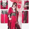 chinese costume men red