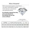 Silver 925 Original Brilliant 0.15 Carat Diamond Test Past D Color Moissanite V Shape Ring for Girls Gemstone Cocktail Jewelry